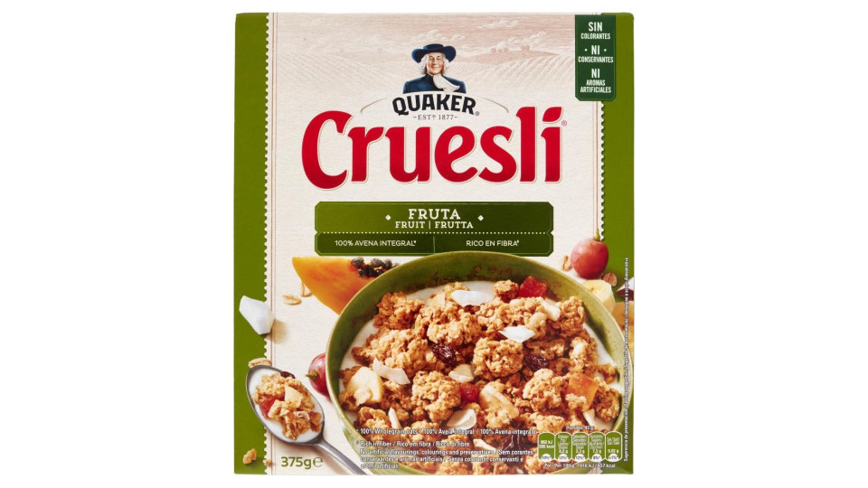 Quaker Cruesli Frutta 375 G