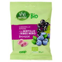 Caramelle Ripiene Con Mirtillo E Ribes Nero Biologiche 80 G