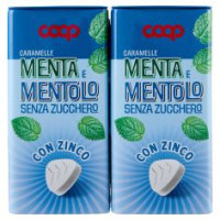 Caramelle Menta E Mentolo Senza Zucchero Con Zinco 2 X 35 G