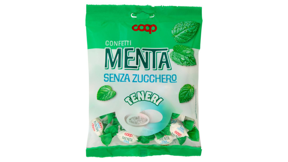 Confetti Menta Senza Zucchero Teneri 75 G