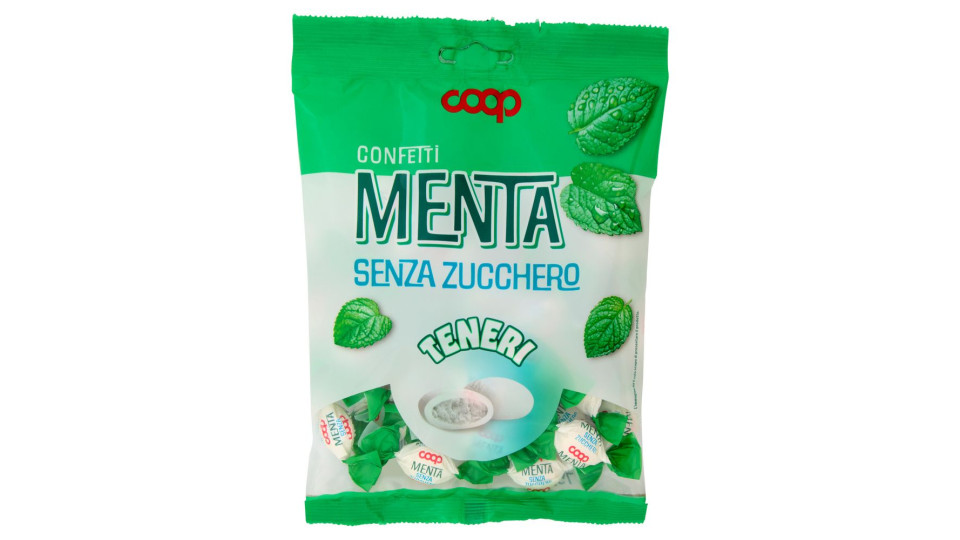 Confetti Menta Senza Zucchero Teneri 75 G