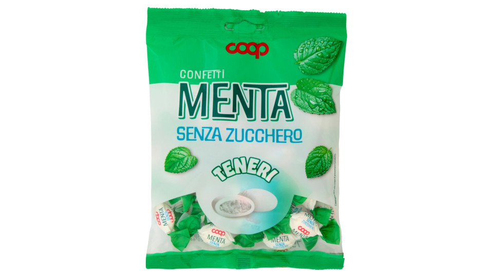Confetti Menta Senza Zucchero Teneri 75 G