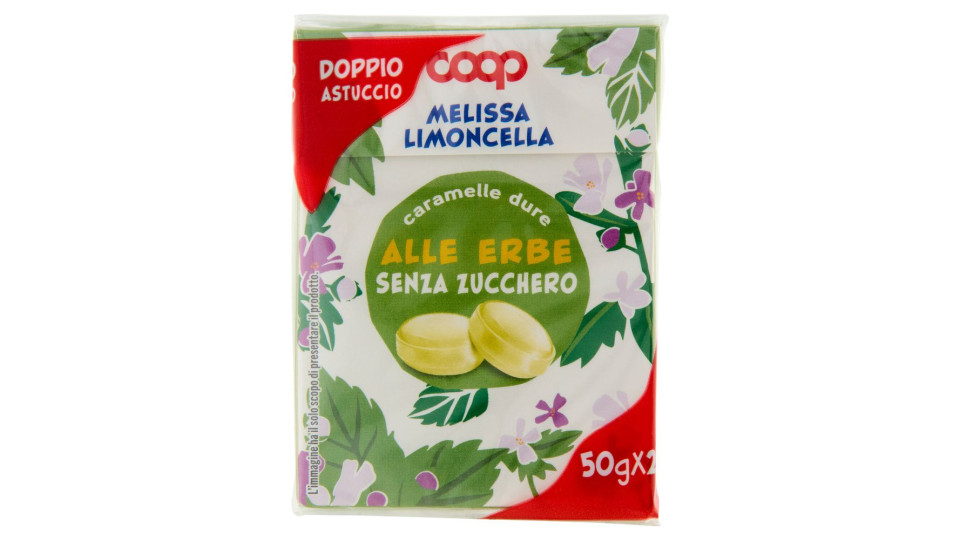 Caramelle Dure Alle Erbe Senza Zucchero Melissa Limoncella 2 X 50 G