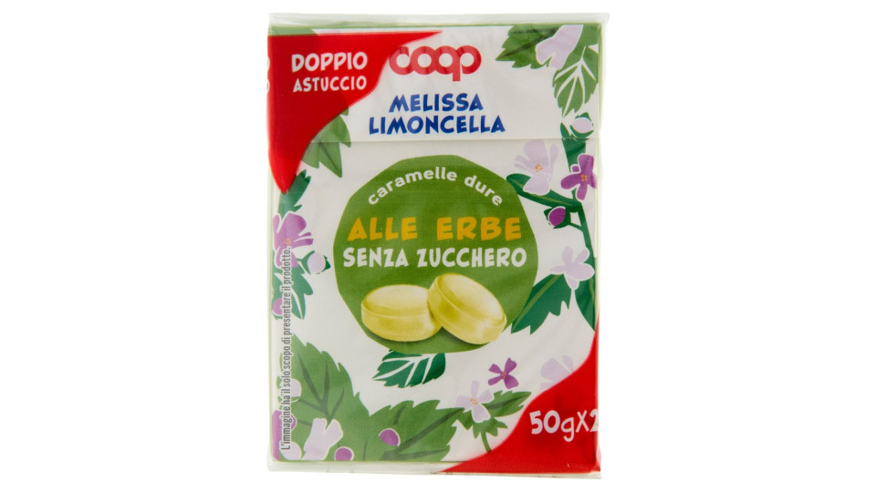 Caramelle Dure Alle Erbe Senza Zucchero Melissa Limoncella 2 X 50 G