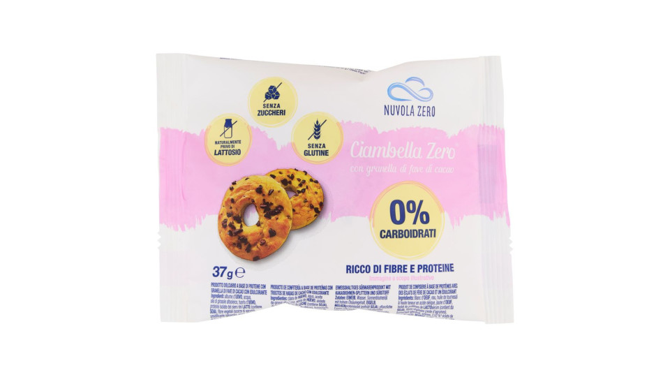 Nuvola Zero Ciambella Zero Con Granella Di Fave Di Cacao 37 G