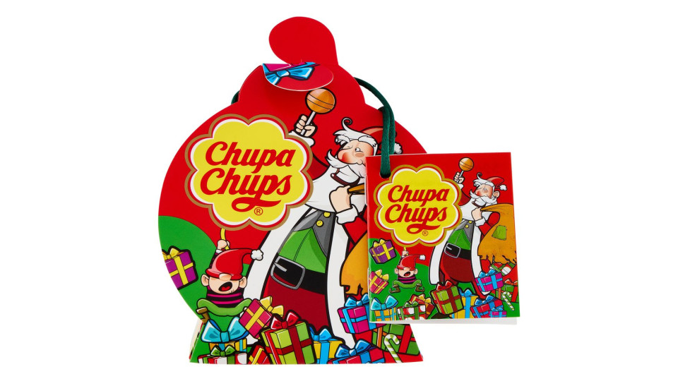 Chupa Chups Christmas 4 Chupa Chups Mini + 2 Pezziuittella Ciucci Frizz + 3 Pezziuittella Juicy Chews