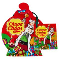 Chupa Chups Christmas 4 Chupa Chups Mini + 2 Pezziuittella Ciucci Frizz + 3 Pezziuittella Juicy Chews