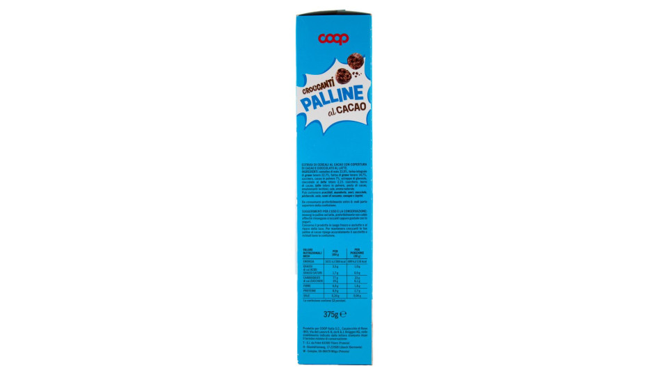 Croccanti Palline Al Cacao 375 G