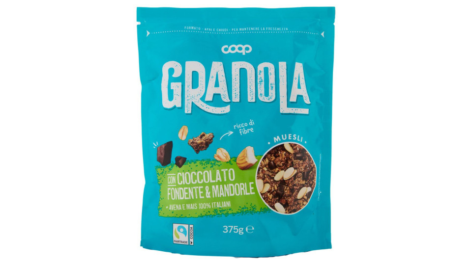Granola Con Cioccolato Fondente & Mandorle 375 G