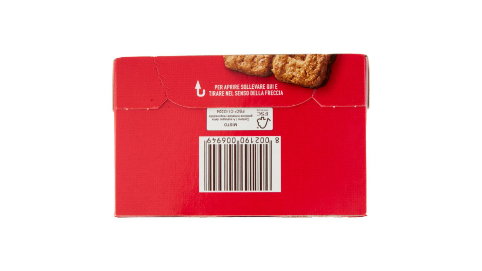 Galbusera Biscobarretta Cereali Croccanti E Cioccolato Fondente Extra 5x46 G