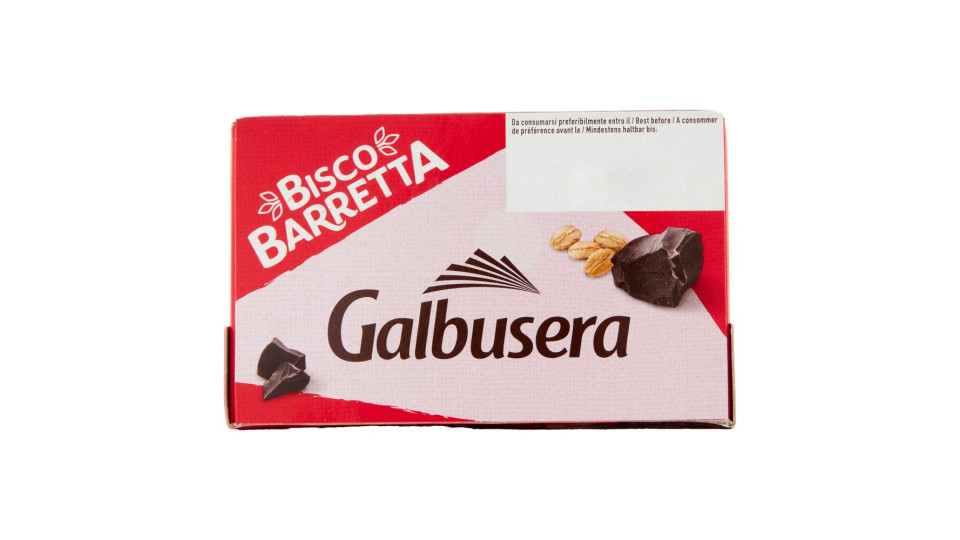 Galbusera Biscobarretta Cereali Croccanti E Cioccolato Fondente Extra 5x46 G
