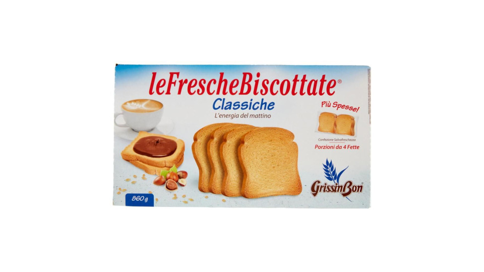 Grissinbon Lefreschebiscottate Classiche 860 G