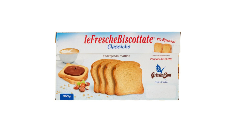 Grissinbon Lefreschebiscottate Classiche 860 G
