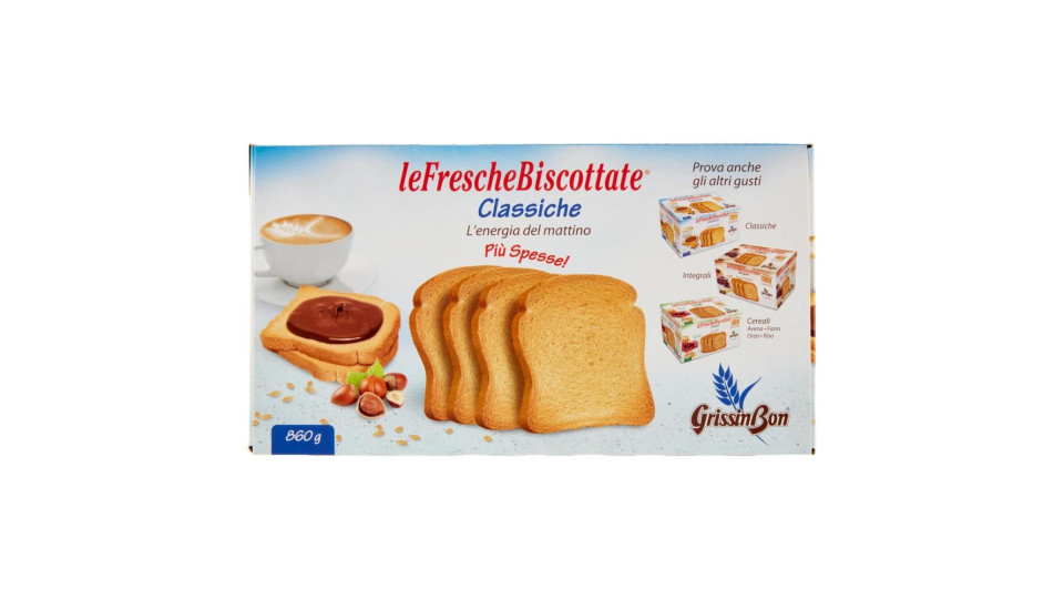 Grissinbon Lefreschebiscottate Classiche 860 G