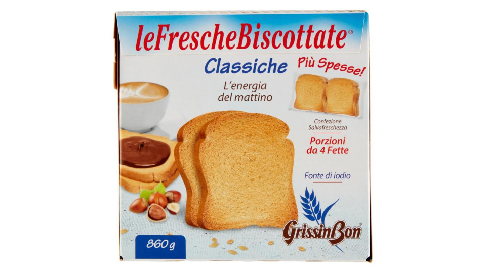 Grissinbon Lefreschebiscottate Classiche 860 G