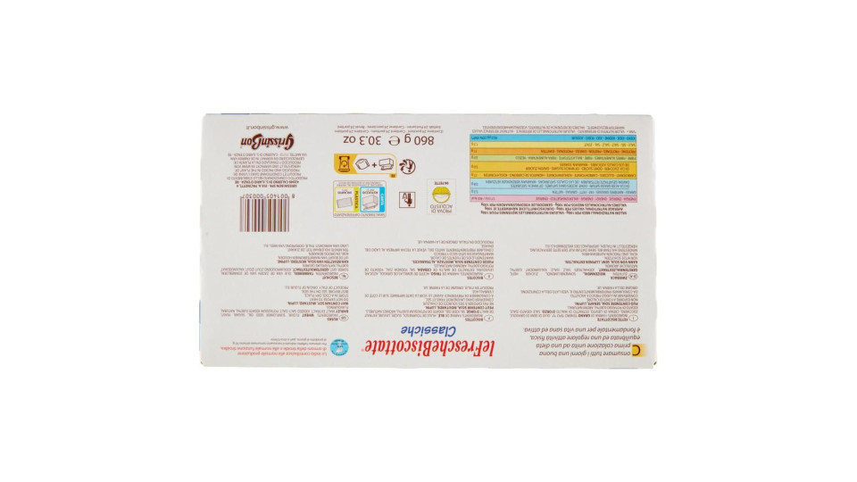 Grissinbon Lefreschebiscottate Classiche 860 G