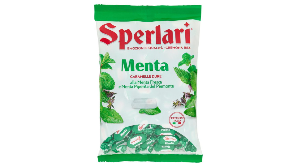 Sperlari Menta Caramelle Dure Alla Menta Fresca E Menta Piperita Del Piemonte 420 G
