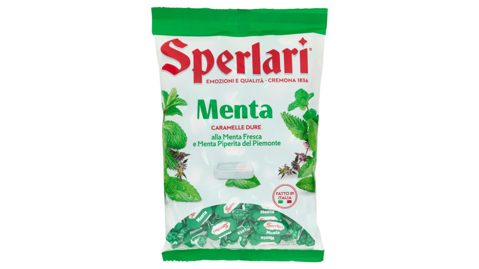 Sperlari Menta Caramelle Dure Alla Menta Fresca E Menta Piperita Del Piemonte 420 G