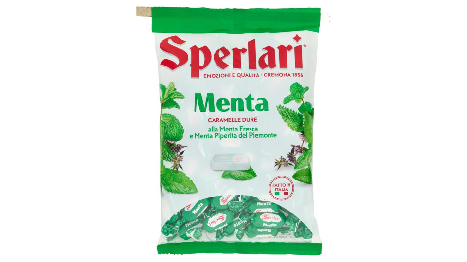 Sperlari Menta Caramelle Dure Alla Menta Fresca E Menta Piperita Del Piemonte 420 G