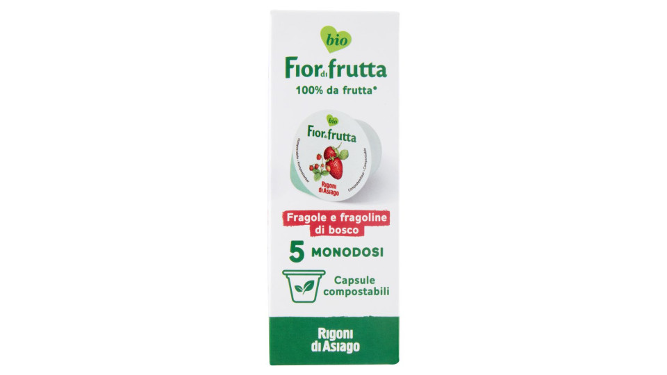Rigoni Di Asiago Fiordifrutta Fragole E Fragoline Di Bosco Bio 5 X 20 G