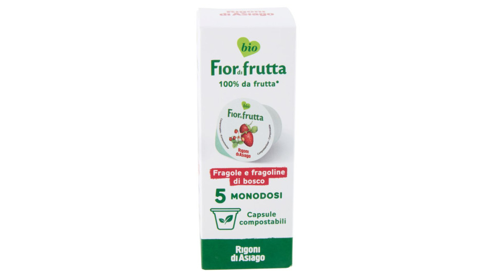 Rigoni Di Asiago Fiordifrutta Fragole E Fragoline Di Bosco Bio 5 X 20 G