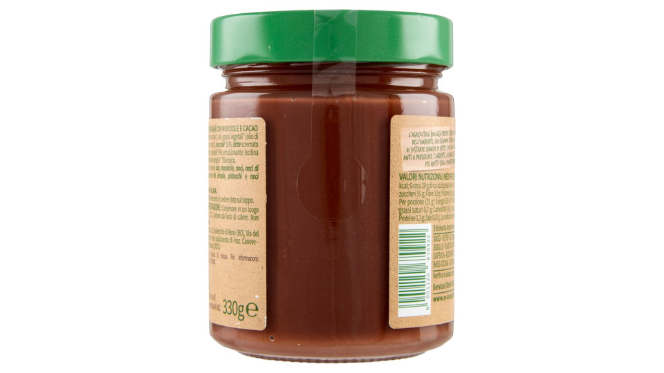 Crema Con Nocciole E Cacao Biologica 330 G