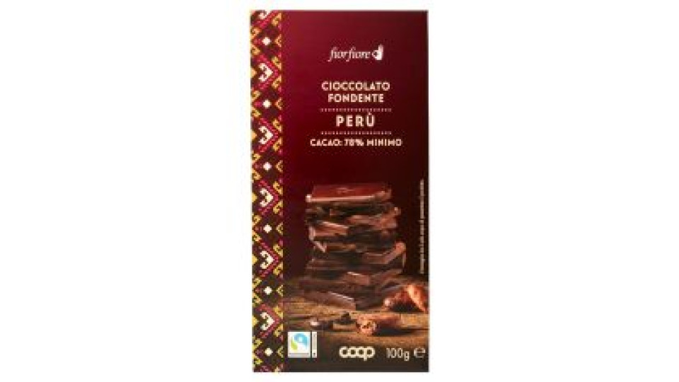 Cioccolato Fondente Perù 100 G