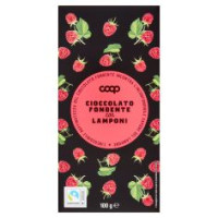 Cioccolato Fondente Con Lamponi 100 G
