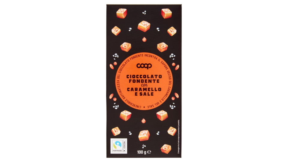 Cioccolato Fondente Con Caramello E Sale 100 G