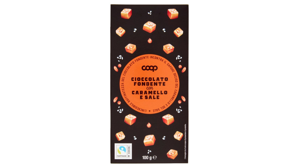 Cioccolato Fondente Con Caramello E Sale 100 G
