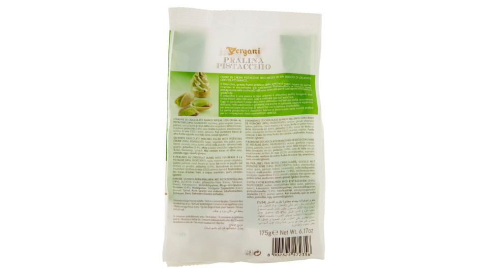 Vergani Le Specialità Pralina Piastacchio 175 G