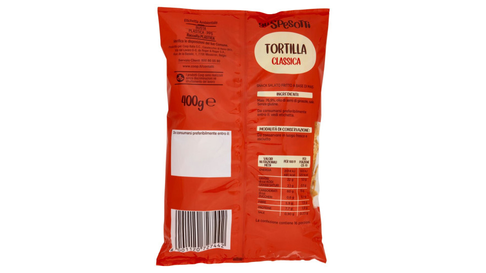 Tortilla Classica 400 G