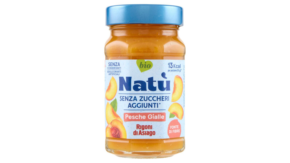 Rigoni Di Asiago Natù Senza Zuccheri Aggiunti° Pesche Gialle Bio 240 G