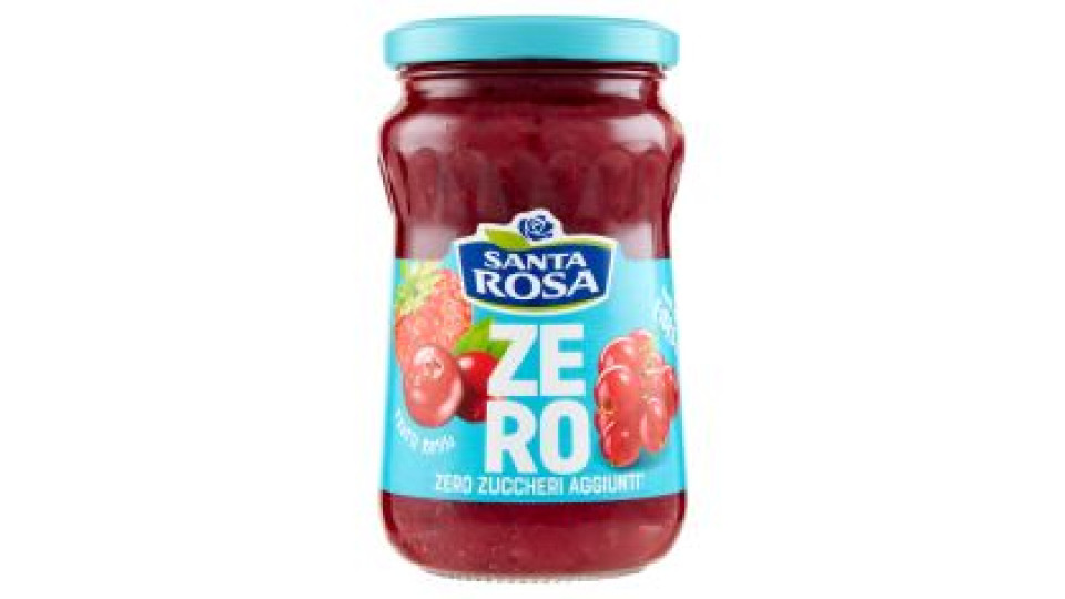 Santa Rosa Confettura Frutti Rossi Fonte Di Fibre Zero Zuccheri 300 G
