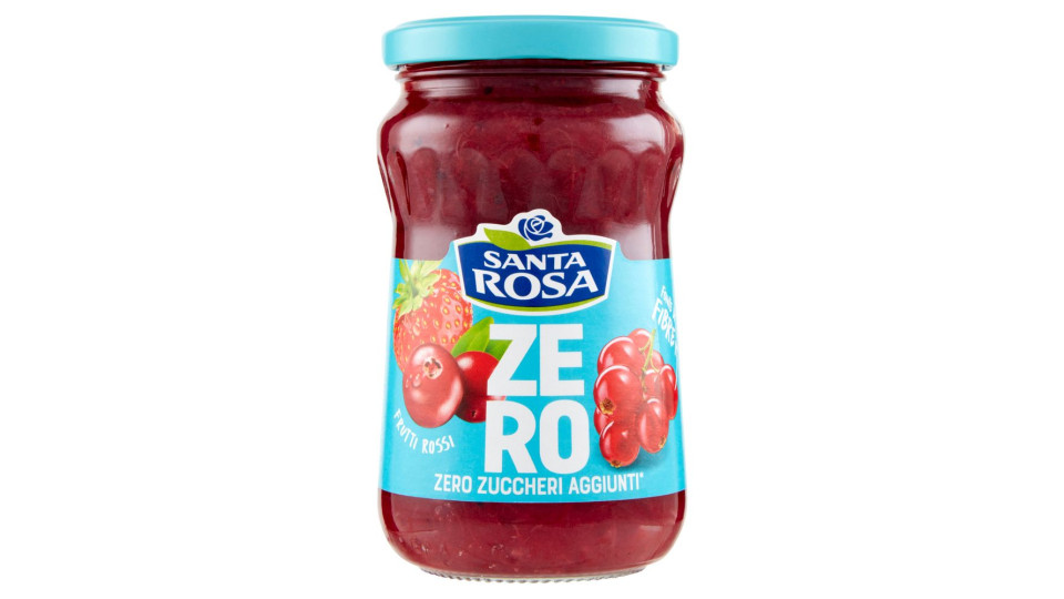 Santa Rosa Confettura Frutti Rossi Fonte Di Fibre Zero Zuccheri 300 G