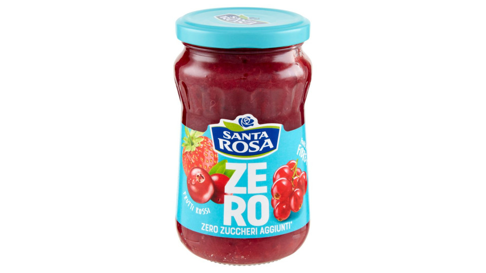Santa Rosa Confettura Frutti Rossi Fonte Di Fibre Zero Zuccheri 300 G