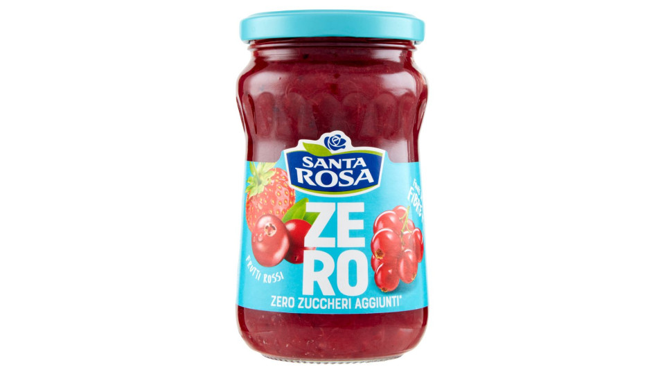 Santa Rosa Confettura Frutti Rossi Fonte Di Fibre Zero Zuccheri 300 G