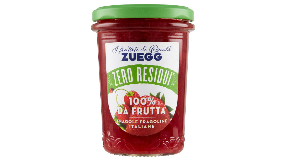 Zuegg I Frutteti Di Oswald Zuegg Zero Residui 100% Da Frutta* Fragole Fragoline Italiane 230 G