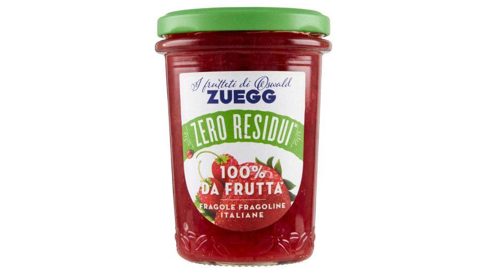 Zuegg I Frutteti Di Oswald Zuegg Zero Residui 100% Da Frutta* Fragole Fragoline Italiane 230 G