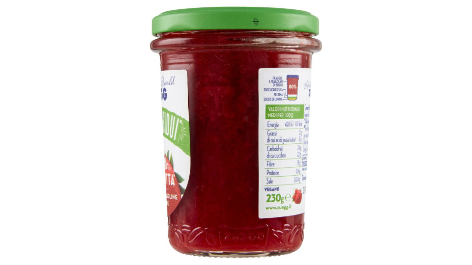 Zuegg I Frutteti Di Oswald Zuegg Zero Residui 100% Da Frutta* Fragole Fragoline Italiane 230 G