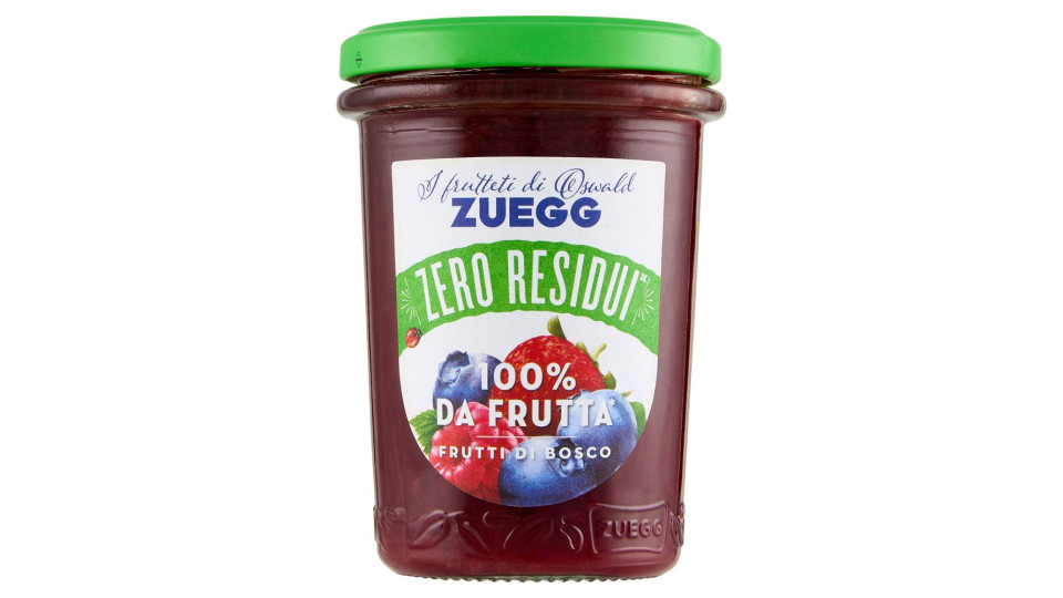 Zuegg I Frutteti Di Oswald Zuegg Zero Residui° 100% Da Frutta* Frutti Di Bosco 230 G