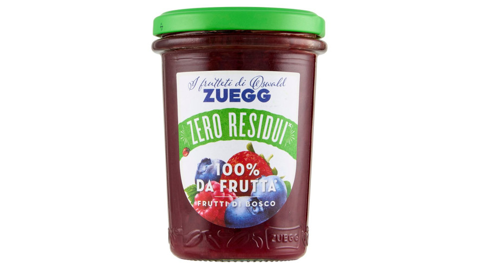 Zuegg I Frutteti Di Oswald Zuegg Zero Residui° 100% Da Frutta* Frutti Di Bosco 230 G