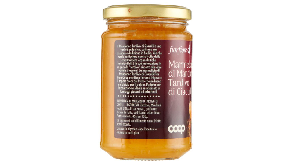 Marmellata Di Mandarino Tardivo Di Ciaculli 360 G