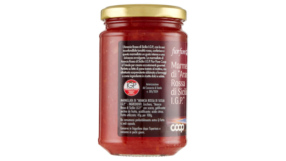 Marmellata Di 'arancia Rossa Di Sicilia I.g.p.' 360 G
