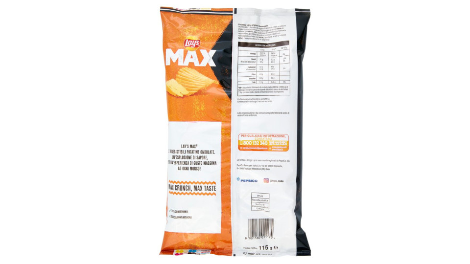 Lay's Max Gusto Formaggio 115 G
