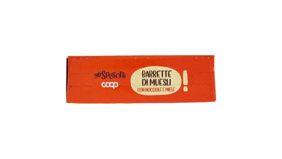 Barrette Di Muesli Con Nocciole E Miele 8 X 25 G