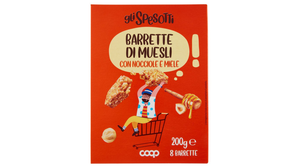 Barrette Di Muesli Con Nocciole E Miele 8 X 25 G