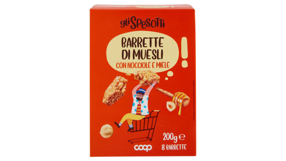 Barrette Di Muesli Con Nocciole E Miele 8 X 25 G
