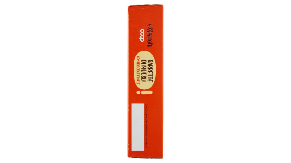 Barrette Di Muesli Con Nocciole E Miele 8 X 25 G