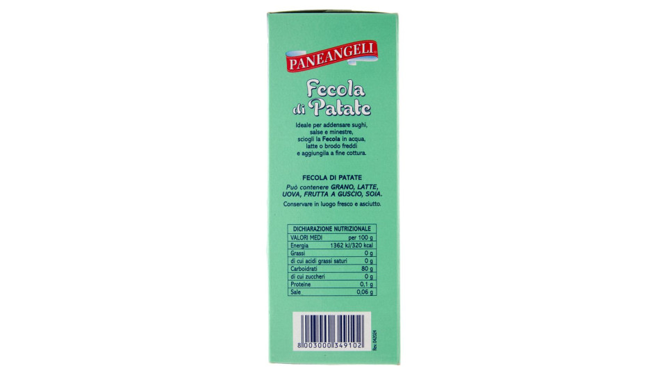 Paneangeli Fecola Di Patate 250 G